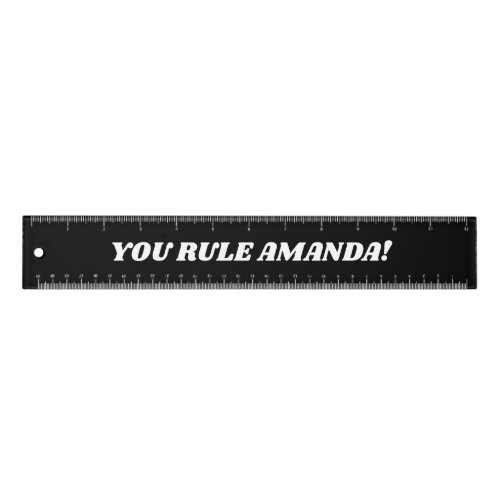 Personalized funny 12 inch ruler for school