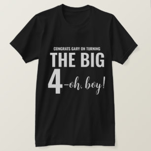 Personalized Funny 40th Milestone Birthday T-Shirt