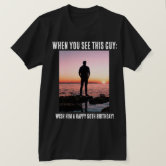 Custom Vintage Photo And Year Nostalgic Birthday T-Shirt