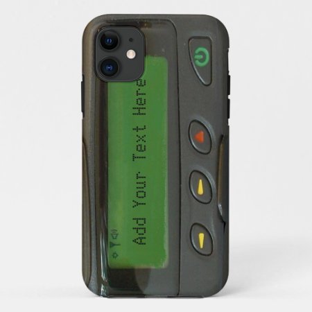 Personalized Funny 90s Old School Pager Iphone 11 Case