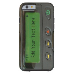 Personalized Funny 90s Old School Pager Tough iPhone 6 Case