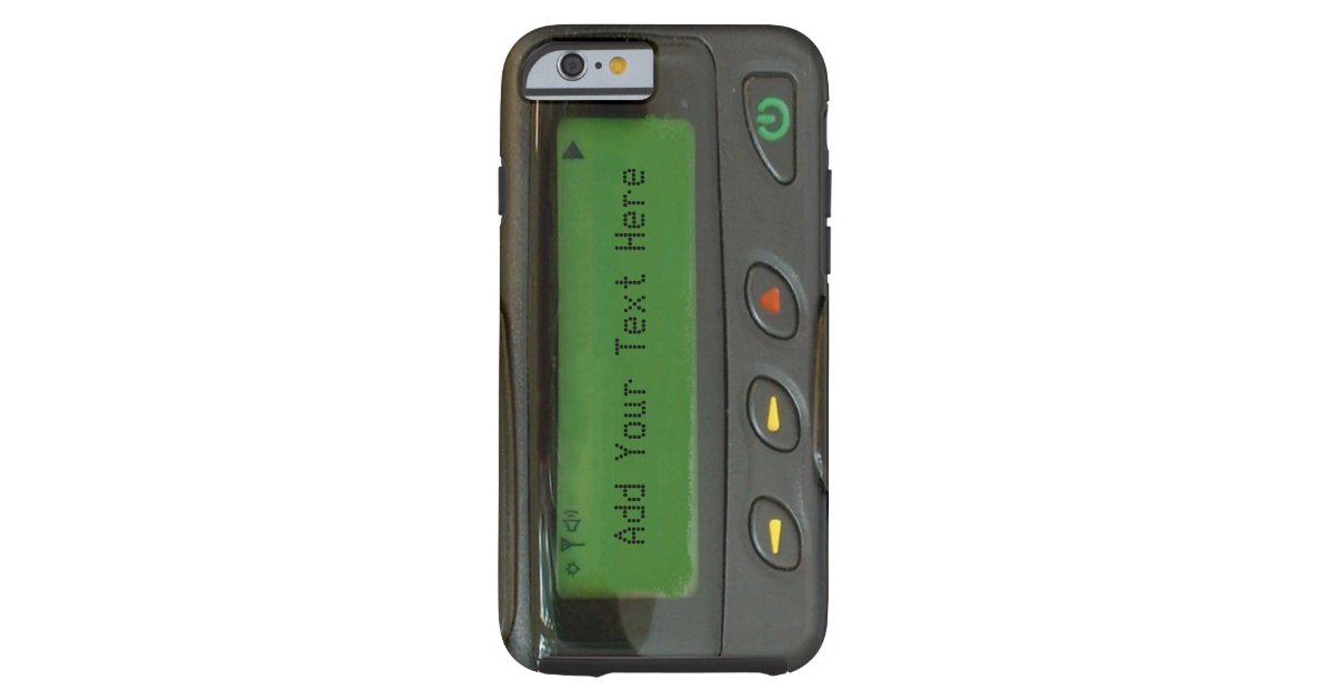 Personalized Funny 90s Old School Pager Case Mate Iphone