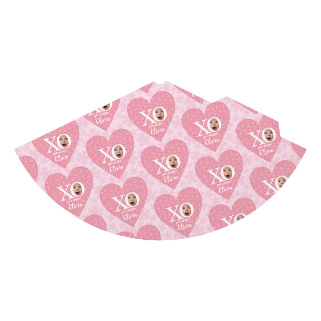 Personalized funny baby face birthday party hat (Front)