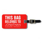 Personalized Funny Bag Attention | Humor Joke