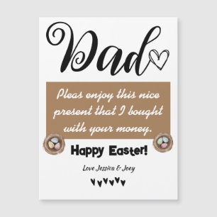 personalized funny best dad, happy easter family