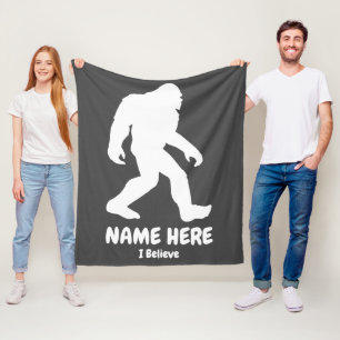 Personalized Funny Bigfoot Sasquatch Blanket