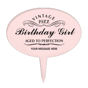 Personalized Funny Birthday Cake Topper