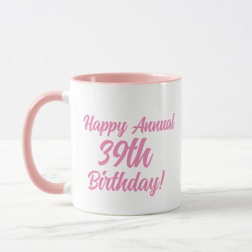 Personalized Funny Birthday Mug Customizable Age  Mug
