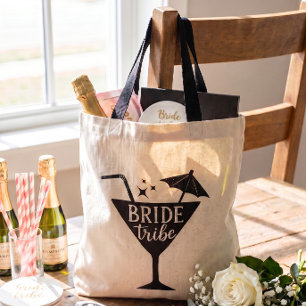 Personalized Funny Bride Tribe Bachelorette Tote Bag