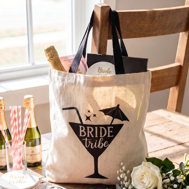 Personalized Funny Bride Tribe Bachelorette Tote Bag (Creator Uploaded)