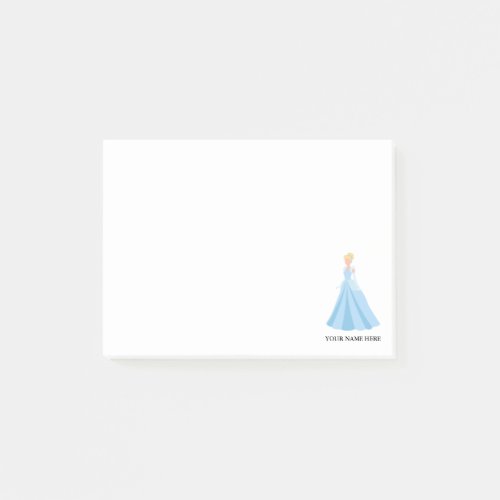 Personalized Funny Cinderella Cartoon Post_it Notes