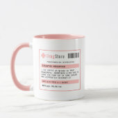 Personalized Funny Coffee/Tea Prescription Mug (Left)