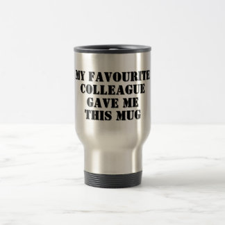 Personalized Funny Colleague Gift Secret Santa Travel Mug
