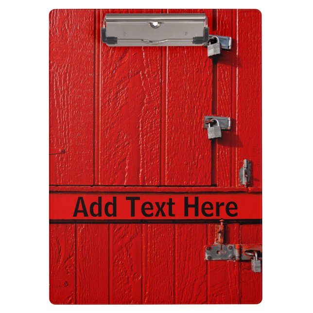 Personalized Funny Cool Cute Unique Clipboard (Front)