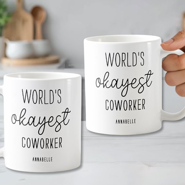 Personalized Funny Coworker Coffee Mug (Personalized Funny Coworker Coffee Mug)