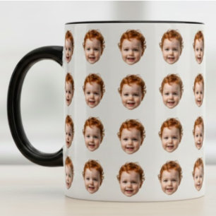 Personalized Funny Custom Baby Face Photo  Mug