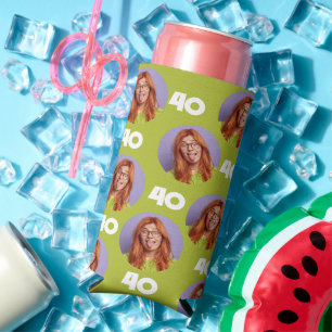 Personalized Funny Custom Birthday Party Favors Seltzer Can Cooler