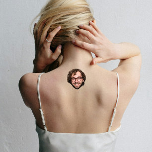 Personalized Funny Custom Face Photo Temporary Tattoos