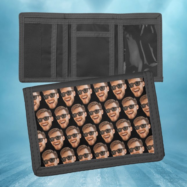 Personalized Funny Cut-Out Face Photo Trifold Wallet (Personalized Funny Cut-Out Face Photo Trifold Wallet
)