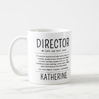Personalized Funny Director Appreciation Gift Coffee Mug