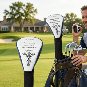 Personalized funny doctor gift golf head cover