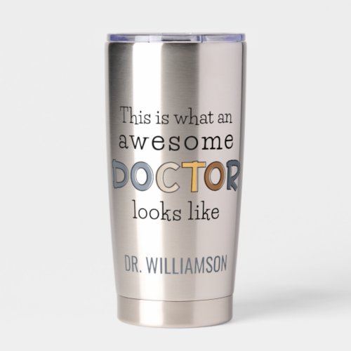 Personalized Funny Doctor Gifts  Awesome Doctor Insulated Tumbler