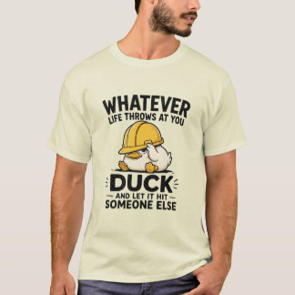 Personalized Funny Duck Mens T-Shirt