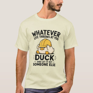 Personalized Funny Duck Mens T-Shirt