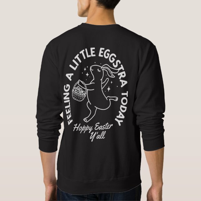 Personalized Funny Easter Bunny Shirt with Name (Back)