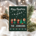 Personalized Funny Face Photo Christmas Elf Family Holiday Card<br><div class="desc">Get into the festive spirit with our Family Custom Elf Face Holiday Card for Christmas! Personalize your holiday card with adorable elf designs,  and add your family’s faces to make it uniquely yours.</div>