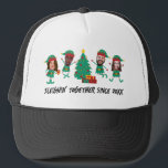 Personalized Funny Face Photo Christmas Elf Trucker Hat<br><div class="desc">Get into the festive spirit with our Family and Friends Custom Elf Face Matching T-shirts for Christmas! Personalize the T-shirt with adorable elf designs, and add your family’s faces to make it uniquely yours. This shirt is perfect for family photos or holiday gatherings. Ideal for family Christmas parties, group events,...</div>