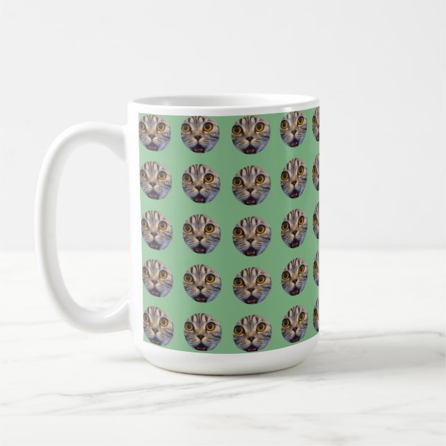 Personalized Funny Face Photo Coffee Mug (Left)