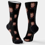 Personalized Funny Face Photo  Socks