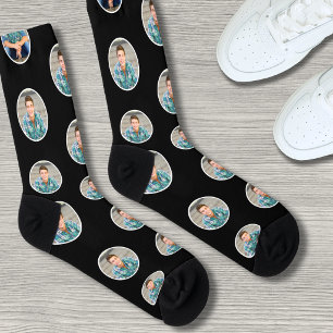 Personalized Funny Face Photo Socks