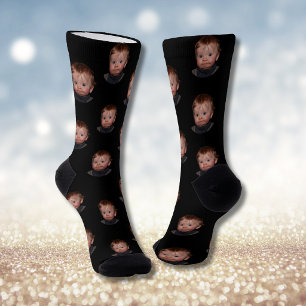 Personalized Funny Face Photo Socks