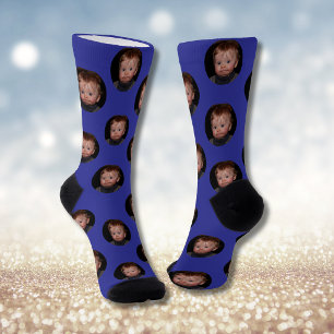 Personalized Funny Face Photo Socks