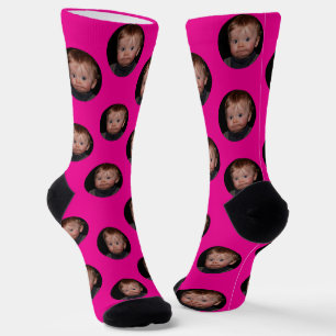Personalized Funny Face Photo Socks