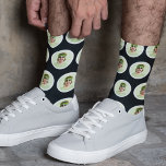 Personalized Funny Face Photo Socks Jet Black<br><div class="desc">Our Personalized Funny Face Photo Socks Jet Black are the perfect gift for anyone who loves to add a little bit of fun to their wardrobe. These custom socks allow you to put your own face, or the face of a loved one, on the socks for a truly unique and...</div>