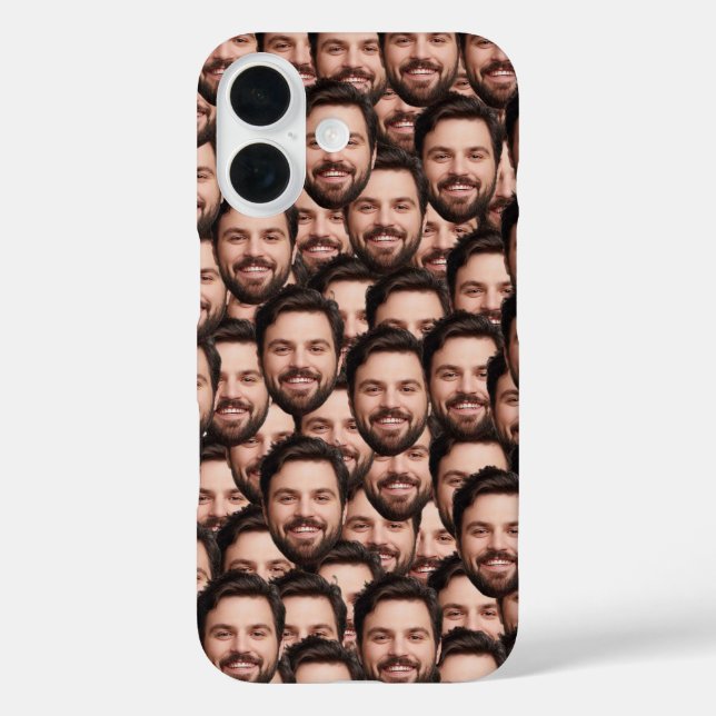 Personalized Funny Face Photo Unique Case-Mate iPhone Case (Back)