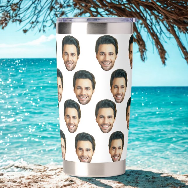 Personalized Funny Face Picture Unique Photo Insulated Tumbler (Creator Uploaded)