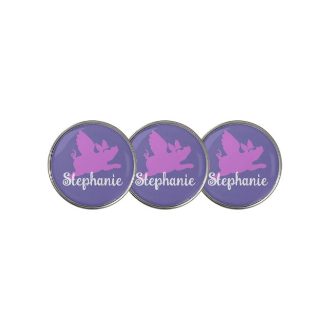Personalized Funny Female Golf Ball Marker (3 Up)