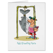 Personalized Funny Fishing Cartoon (Front)