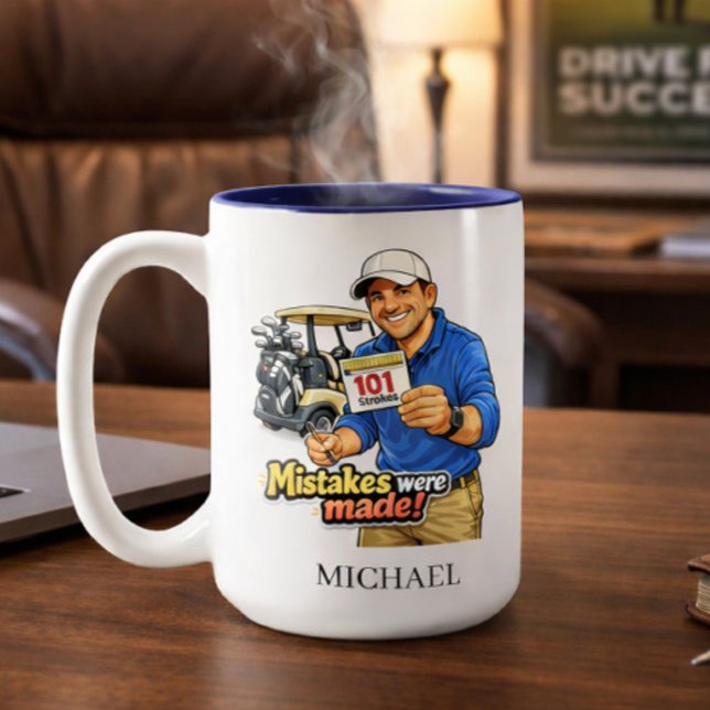 Personalized Funny Golf Fail Gift Mug (Creator Uploaded)