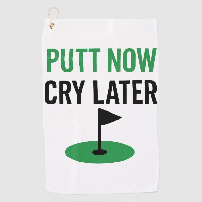 Personalized Funny Golf Towel For Boyfriend (Front)