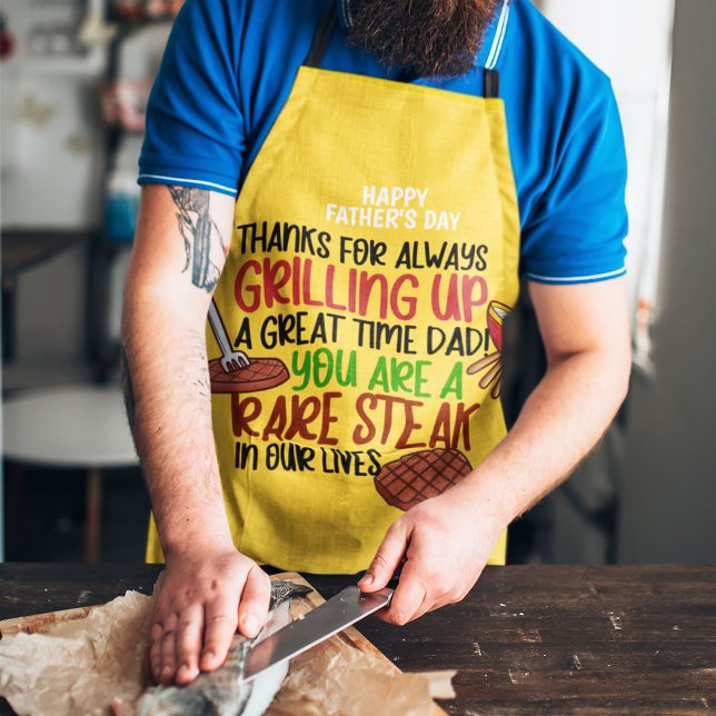 Personalized Funny Grill Chef Daddy Apron (Creator Uploaded)