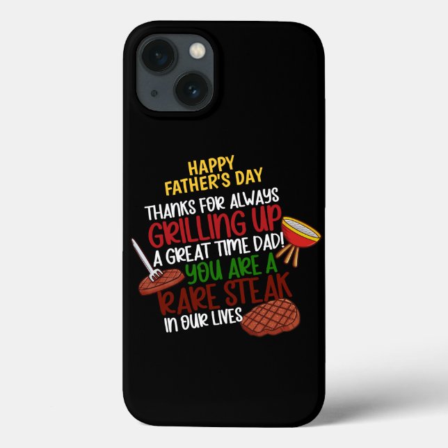 Personalized Funny Grill Chef Daddy Case-Mate iPhone Case (Back)