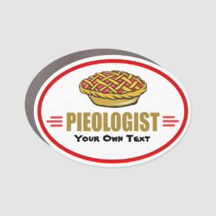 Personalized Funny I Love Cherry Pie Pieologist Car Magnet