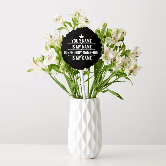 Personalized Funny Job and Hobby Name Balloon (Creator Uploaded)