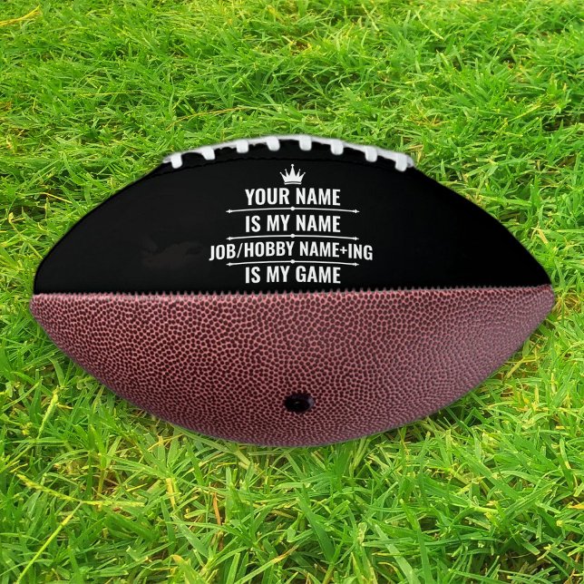 Personalized Funny Job and Hobby Name Football (Creator Uploaded)