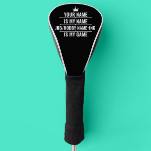 Personalized Funny Job and Hobby Name Golf Head Cover
